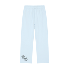 Solid Color Straight-Leg Sweatpants
