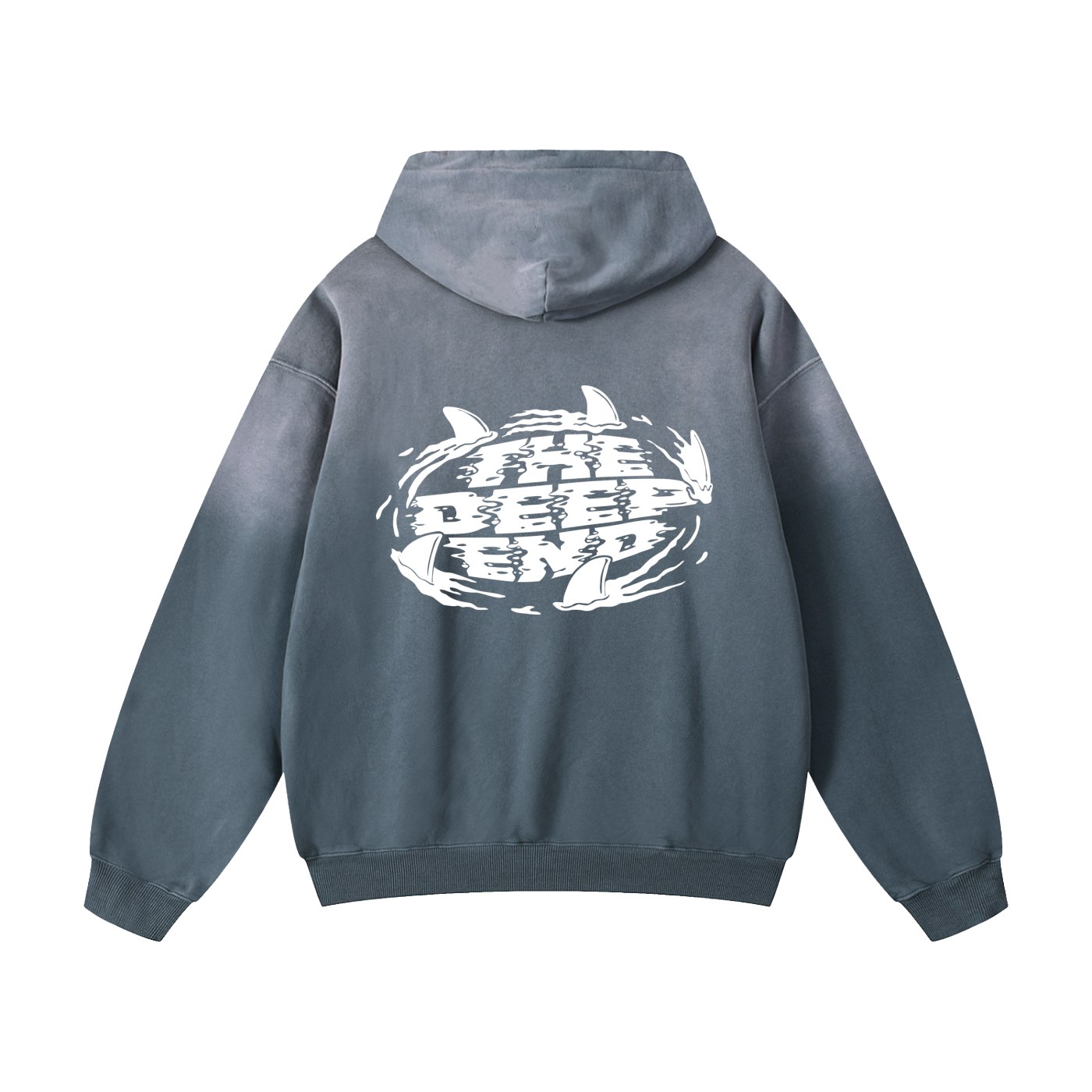 Wave #01: "Trim Fin Art" Sunfade Hoodie