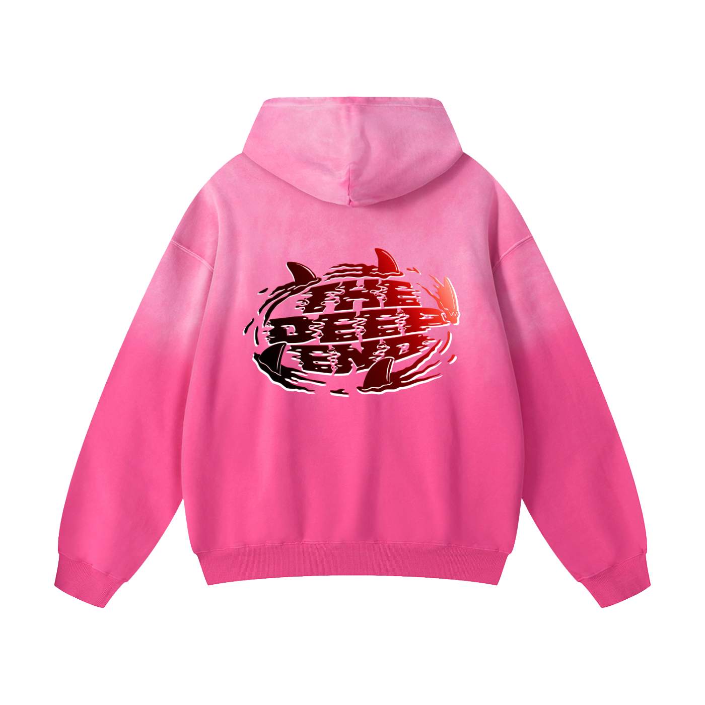 Wave #01: "Trim Fin Art mix" Sunfade Hoodie