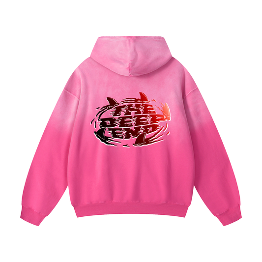 Wave #01: "Trim Fin Art mix" Sunfade Hoodie