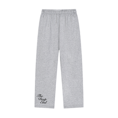 Solid Color Straight-Leg Sweatpants