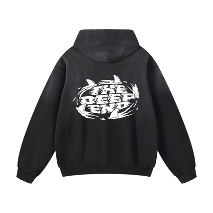 Wave #01: "Trim Fin Art" Sunfade Hoodie