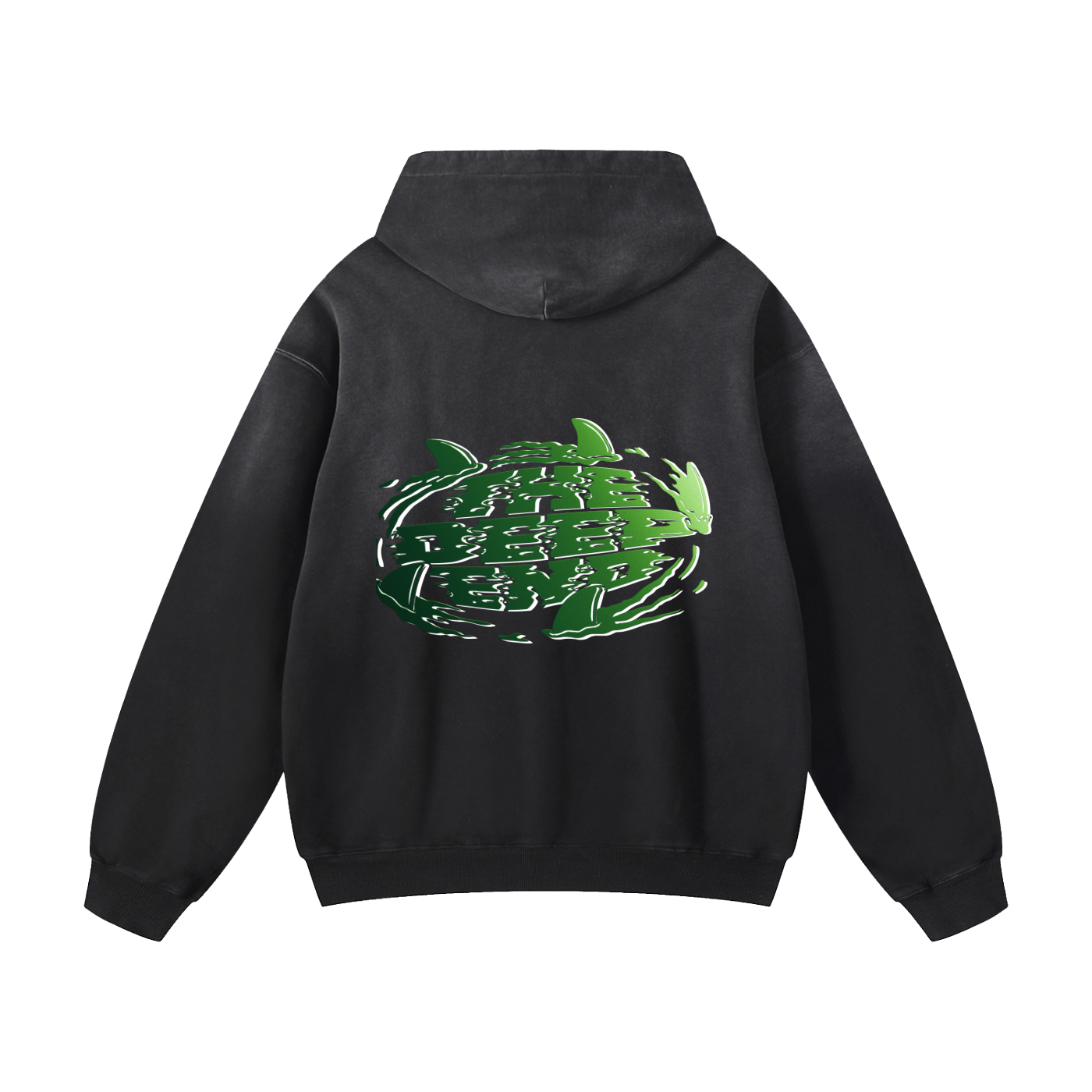 Wave #01: "Trim Fin Art mix" Sunfade Hoodie