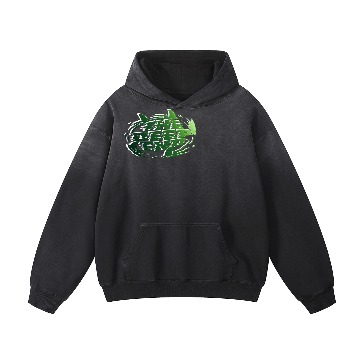 Wave #01: "Trim Fin Art mix" Sunfade Hoodie