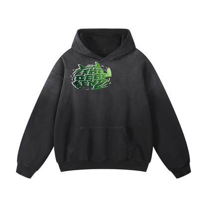 Wave #01: "Trim Fin Art mix" Sunfade Hoodie