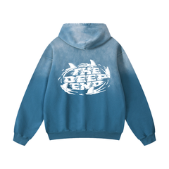 "Trim Fin Art" Sunfade Hoodie