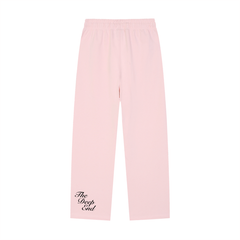 Solid Color Straight-Leg Sweatpants