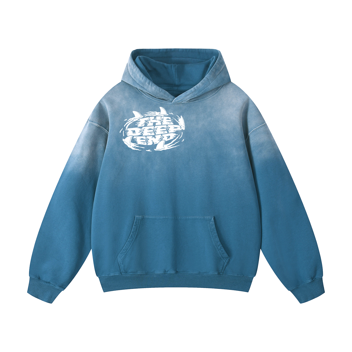 Wave #01: "Trim Fin Art" Sunfade Hoodie