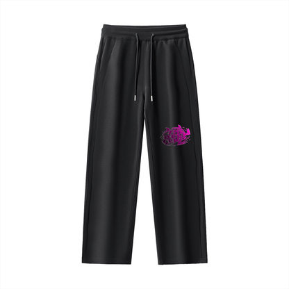 Ladies' Wave #01: "Fin Luv" Drawstring Straight-Leg Sweatpants