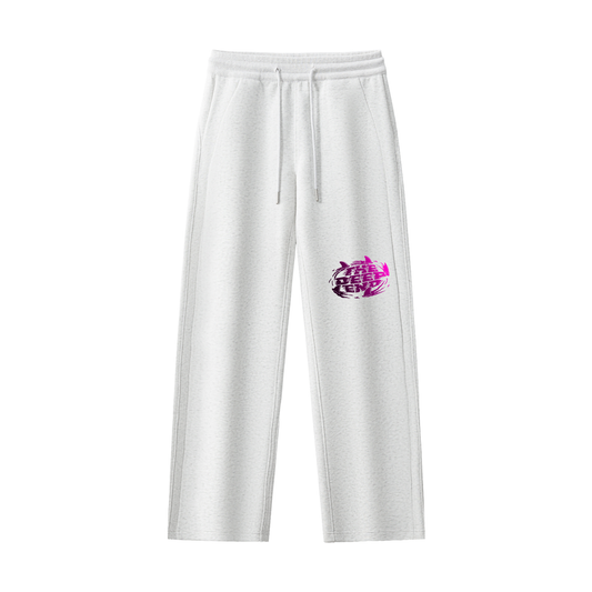 Ladies' Wave #01: "Fin Luv" Drawstring Straight-Leg Sweatpants