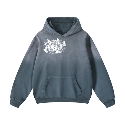 Wave #01: "Trim Fin Art" Sunfade Hoodie