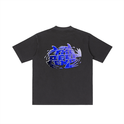 Original Shark Vintage Wash Drop Shoulder T-shirt