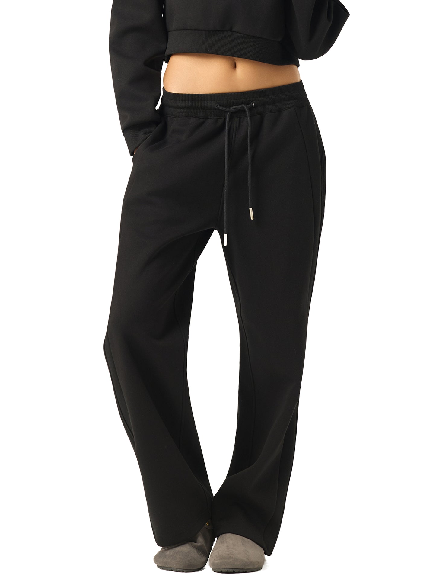 Ladies' Wave #01: "Lady Fin" Drawstring Straight-Leg Sweatpants