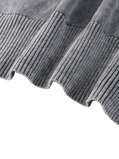 "V-Day" Mineral Wash Oversized Sweater